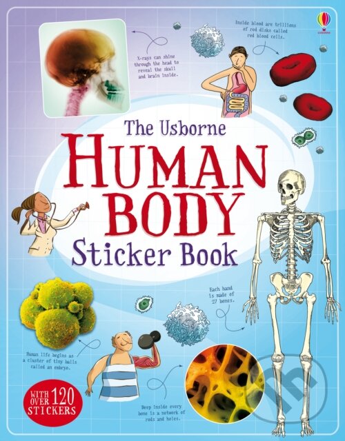 Kniha: Human Body Sticker Book (Alex Frith). Usborne, 2016 Kniha: Human Body Sticker Book (Alex Frith). Usborne, 2016