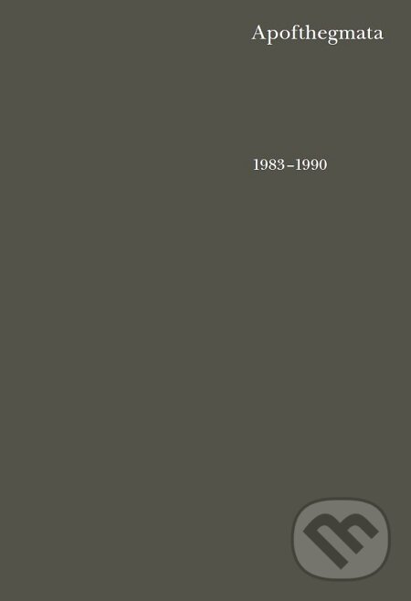 E-kniha: Apofthegmata 1983–1990 (Otec Jeroným). Triáda, 2015 E-kniha: Apofthegmata 1983–1990 (Otec Jeroným). Triáda, 2015