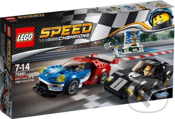 LEGO Speed Champions 75881 2016 Ford GT & 1966 Ford GT40, LEGO, 2017