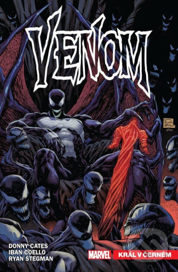 Kniha: Venom 7 - Král v černém (Donny Cates). Crew, 2024 Kniha: Venom 7 - Král v černém (Donny Cates). Crew, 2024