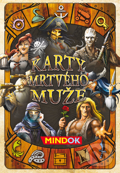 Společenská hra: Karty mrtvého muže (Chris Bray, Derek Paxton a Leo Li). Mindok, 2017 Společenská hra: Karty mrtvého muže (Chris Bray, Derek Paxton a Leo Li). Mindok, 2017