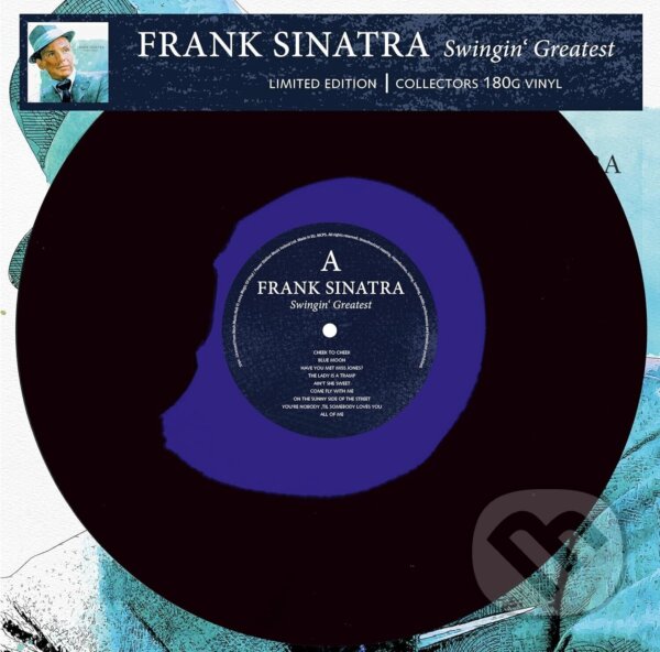 Hudební CD: Frank Sinatra: Swingin Greatest (Black/Blue) LP (Hudobné albumy). Hudobné albumy, 2024 Hudební CD: Frank Sinatra: Swingin Greatest (Black/Blue) LP (Hudobné albumy). Hudobné albumy, 2024