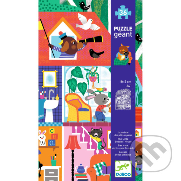 Puzzle: Domček malých kamarátov (Djeco). Djeco, 2024 Puzzle: Domček malých kamarátov (Djeco). Djeco, 2024