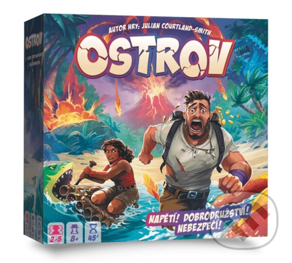 Společenská hra: Ostrov (edícia 2024) (Julian Courtland-Smith). Blackfire, 2024 Společenská hra: Ostrov (edícia 2024) (Julian Courtland-Smith). Blackfire, 2024