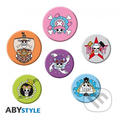 One Piece Sada odznakov Skulls 2 (ABYstyle). ABYstyle, 2024 One Piece Sada odznakov Skulls 2 (ABYstyle). ABYstyle, 2024
