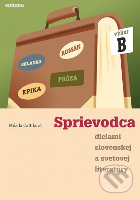 Kniha: Sprievodca dielami slovenskej a svetovej literatúry B (Milada Caltíková). Enigma, 2017 Kniha: Sprievodca dielami slovenskej a svetovej literatúry B (Milada Caltíková). Enigma, 2017