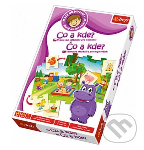 Společenská hra: Edukační hra Malý objevitel Co a kde (Trefl). Trefl, 2020 Společenská hra: Edukační hra Malý objevitel Co a kde (Trefl). Trefl, 2020