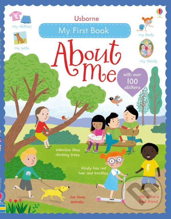 Kniha: My First Book About Me (Felicity Brooks). Usborne, 2017 Kniha: My First Book About Me (Felicity Brooks). Usborne, 2017
