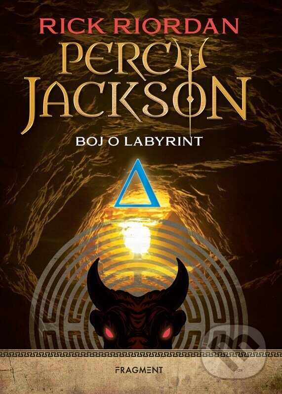 Kniha: Percy Jackson 4: Boj o labyrint (Rick Riordan). Fragment, 2024 Kniha: Percy Jackson 4: Boj o labyrint (Rick Riordan). Fragment, 2024