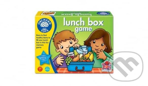 Společenská hra: Lunch Box (Škatuľka s desiatou) (Orchard Toys). Orchard Toys, 2024 Společenská hra: Lunch Box (Škatuľka s desiatou) (Orchard Toys). Orchard Toys, 2024