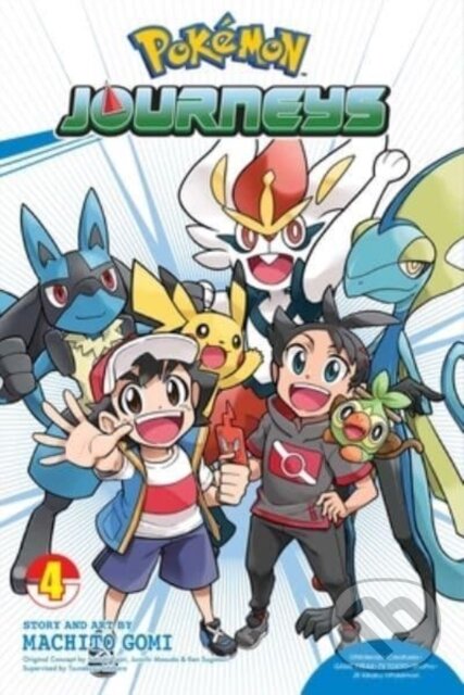Kniha: Pokemon Journeys Vol 4 (Machito Gomi). Viz Media, 2022 Kniha: Pokemon Journeys Vol 4 (Machito Gomi). Viz Media, 2022