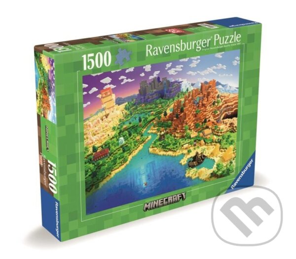 Puzzle: Minecraft: Svět Minecraftu (Ravensburger). Ravensburger, 2024 Puzzle: Minecraft: Svět Minecraftu (Ravensburger). Ravensburger, 2024