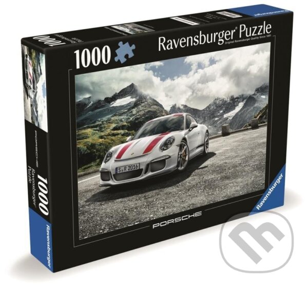 Puzzle: Porsche 911R v horách (Ravensburger). Ravensburger, 2024 Puzzle: Porsche 911R v horách (Ravensburger). Ravensburger, 2024