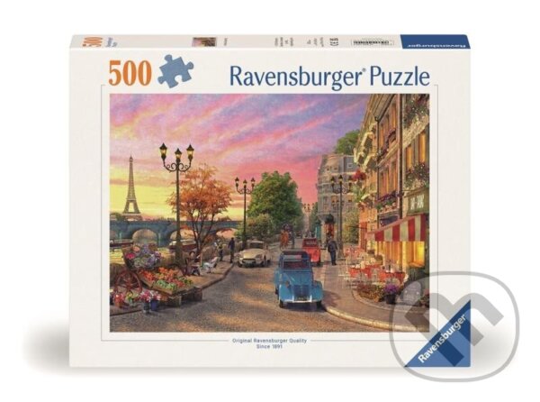 Puzzle: Večer v Paříži (Ravensburger). Ravensburger, 2024 Puzzle: Večer v Paříži (Ravensburger). Ravensburger, 2024