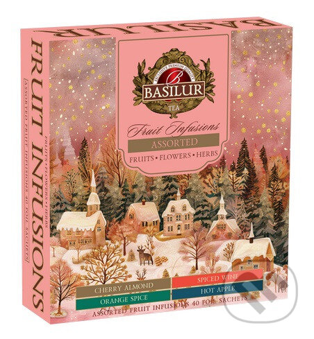 Kávy a čaje: BASILUR Christmas Fruit Assorted prebal (Bio - Racio). Bio - Racio, 2024 Kávy a čaje: BASILUR Christmas Fruit Assorted prebal (Bio - Racio). Bio - Racio, 2024