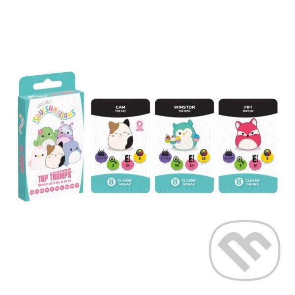 Společenská hra: Top Trumps: Squishmallows - Černý Petr (Winning Moves). Winning Moves Společenská hra: Top Trumps: Squishmallows - Černý Petr (Winning Moves). Winning Moves