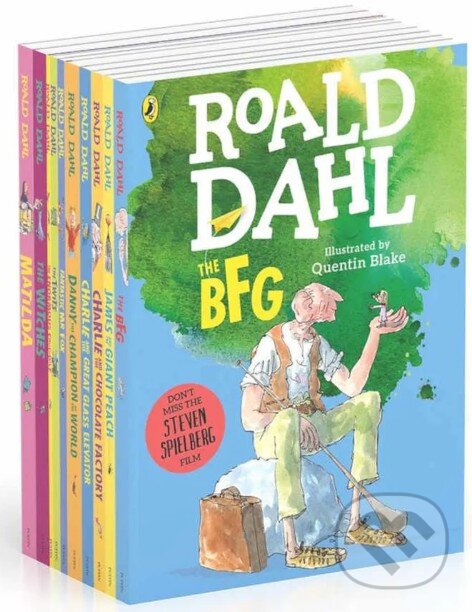 Kniha: Dahl x 10 4 colour PB shrink wrap Set (Roald Dahl). Puffin Books, 2023 Kniha: Dahl x 10 4 colour PB shrink wrap Set (Roald Dahl). Puffin Books, 2023