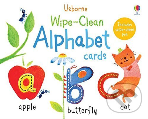 Kniha: Wipe-clean Alphabet Cards (Felicity Brooks). Usborne, 2016 Kniha: Wipe-clean Alphabet Cards (Felicity Brooks). Usborne, 2016