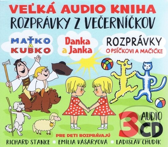 Audiokniha: 3CD - Večerníčky (Autorský kolektiv). Zune Trade, 2017 Audiokniha: 3CD - Večerníčky (Autorský kolektiv). Zune Trade, 2017