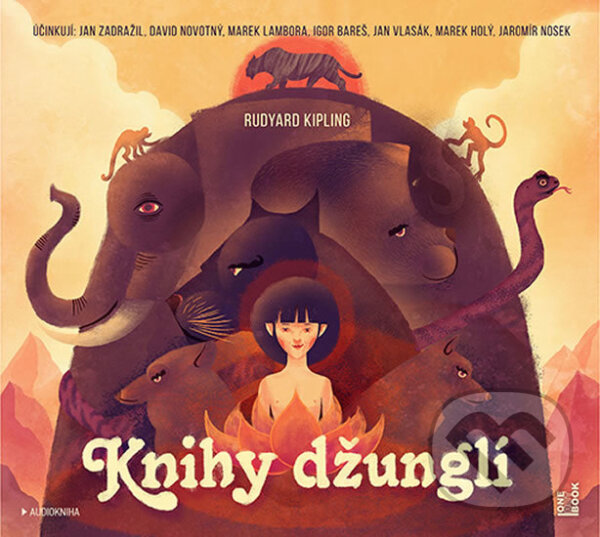 Audiokniha: Knihy džunglí (audiokniha) (Rudyard Kipling). OneHotBook, 2017 Audiokniha: Knihy džunglí (audiokniha) (Rudyard Kipling). OneHotBook, 2017