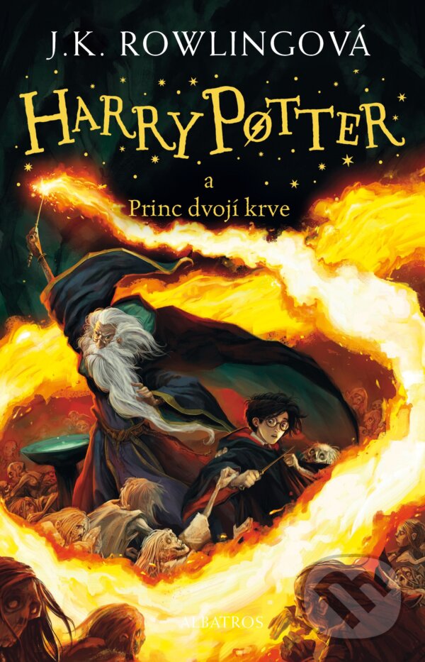 Kniha: Harry Potter a princ dvojí krve (J.K. Rowling). Albatros CZ, 2018 Kniha: Harry Potter a princ dvojí krve (J.K. Rowling). Albatros CZ, 2018