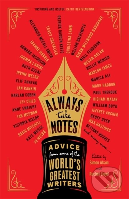 Kniha: Always Take Notes (Simon Akam a Rachel Lloyd). Bonnier Zaffre, 2024 Kniha: Always Take Notes (Simon Akam a Rachel Lloyd). Bonnier Zaffre, 2024