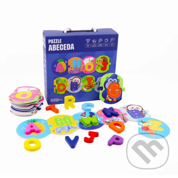 Společenská hra: Puzzle Abeceda SK/CZ (Edukid). Edukid, 2024 Společenská hra: Puzzle Abeceda SK/CZ (Edukid). Edukid, 2024