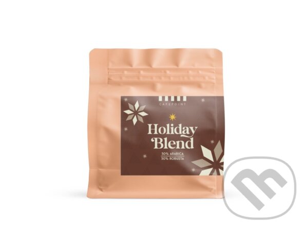 Kávy a čaje: Cafepoint Holiday Blend 50/50 (Cafepoint). Cafepoint, 2024 Kávy a čaje: Cafepoint Holiday Blend 50/50 (Cafepoint). Cafepoint, 2024