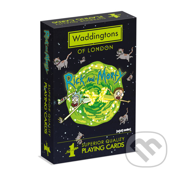 Společenská hra: Hrací karty Rick and Morty (Winning Moves). Winning Moves, 2019 Společenská hra: Hrací karty Rick and Morty (Winning Moves). Winning Moves, 2019