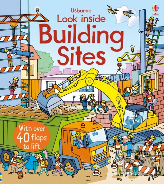 Kniha: Look Inside a Building Site (Rob Lloyd Jones). Usborne, 2017 Kniha: Look Inside a Building Site (Rob Lloyd Jones). Usborne, 2017