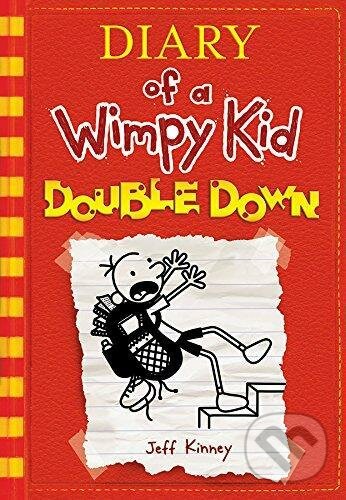 Kniha: Diary of a Wimpy Kid: Double Down (Jeff Kinney). Puffin Books, 2017 Kniha: Diary of a Wimpy Kid: Double Down (Jeff Kinney). Puffin Books, 2017