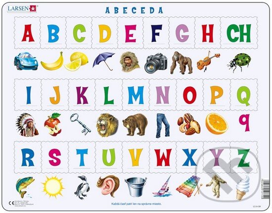 Puzzle: Abeceda LS8 (Larsen). Larsen Puzzle: Abeceda LS8 (Larsen). Larsen