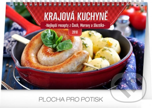 Kalendář stolní 2018 - Krajová kuchyně, Presco Group, 2017