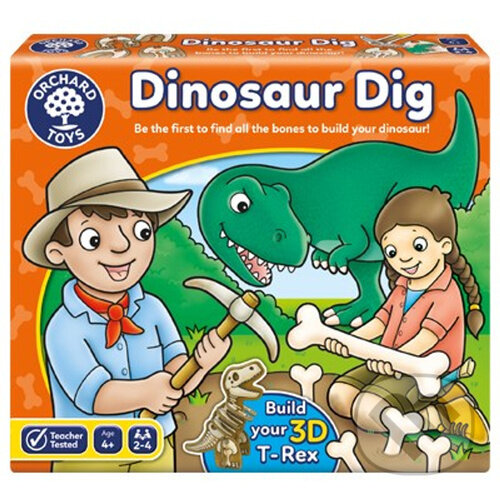 Společenská hra: Dinosauří vykopávky (Orchard Toys). Orchard Toys, 2024 Společenská hra: Dinosauří vykopávky (Orchard Toys). Orchard Toys, 2024