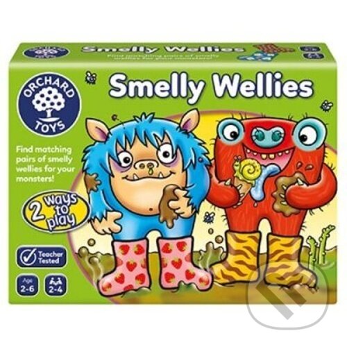 Společenská hra: Smradlavé holínky (Orchard Toys). Orchard Toys, 2024 Společenská hra: Smradlavé holínky (Orchard Toys). Orchard Toys, 2024
