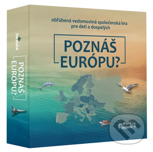 Společenská hra: Poznáš Európu? (Daniel Kollár, Daniela Kollárová, Juraj Kucharík a Kliment Ondrejka). DAJAMA, 2024 Společenská hra: Poznáš Európu? (Daniel Kollár, Daniela Kollárová, Juraj Kucharík a Kliment Ondrejka). DAJAMA, 2024