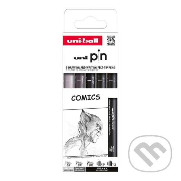 UNI PIN Drawing - sada linerů Comics (5 ks) (OFFICE LINE). OFFICE LINE UNI PIN Drawing - sada linerů Comics (5 ks) (OFFICE LINE). OFFICE LINE