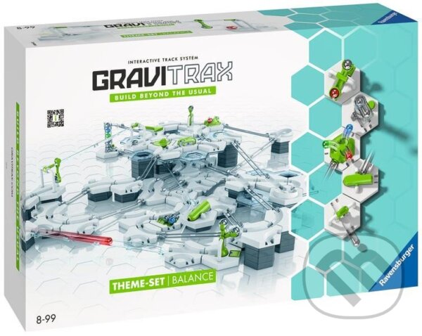 Společenská hra: GraviTrax Startovní sada Balance (Ravensburger). Ravensburger, 2024 Společenská hra: GraviTrax Startovní sada Balance (Ravensburger). Ravensburger, 2024
