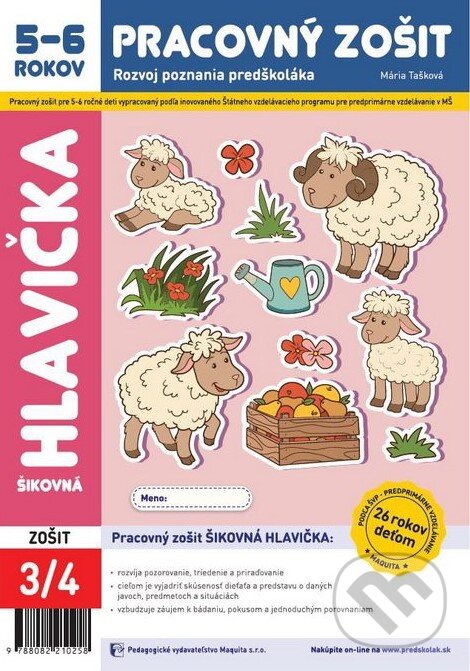 Kniha: Šikovná hlavička (Mária Tašková). Maquita, 2024 Kniha: Šikovná hlavička (Mária Tašková). Maquita, 2024