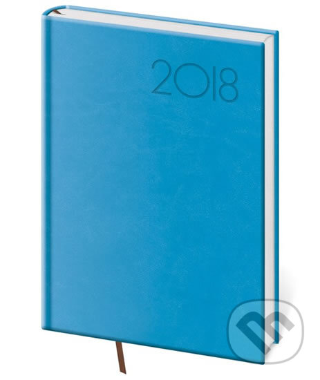 Diář 2018 - Print/týdenní A5/světlé modrá, Helma, 2017