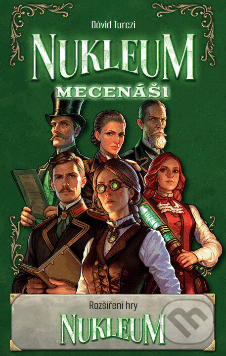 Společenská hra: Nukleum: Mecenáši (rozšírenie) (Simone Luciani a Dávid Turczi). Old Dawg, 2024 Společenská hra: Nukleum: Mecenáši (rozšírenie) (Simone Luciani a Dávid Turczi). Old Dawg, 2024