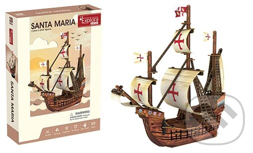 Puzzle: Puzzle 3D Santa Maria (CubicFun). CubicFun, 2024 Puzzle: Puzzle 3D Santa Maria (CubicFun). CubicFun, 2024