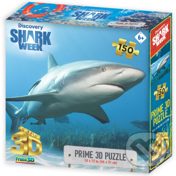 Puzzle: Karibský útesový žralok (Prime 3D). Prime 3D, 2024 Puzzle: Karibský útesový žralok (Prime 3D). Prime 3D, 2024