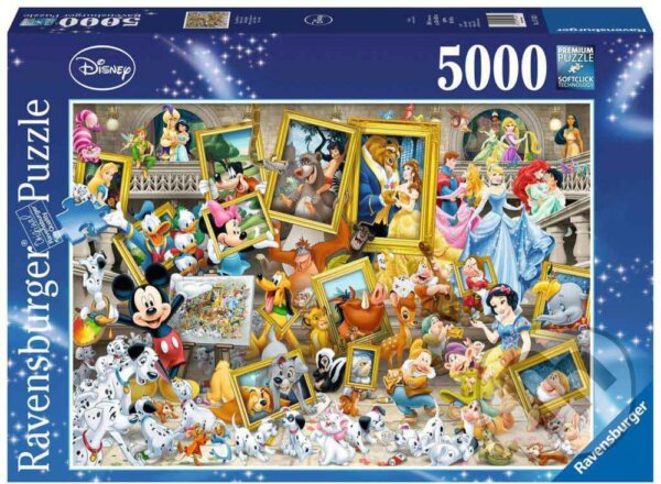 Puzzle: Disney: Portréty postaviček (Ravensburger). Ravensburger, 2024 Puzzle: Disney: Portréty postaviček (Ravensburger). Ravensburger, 2024