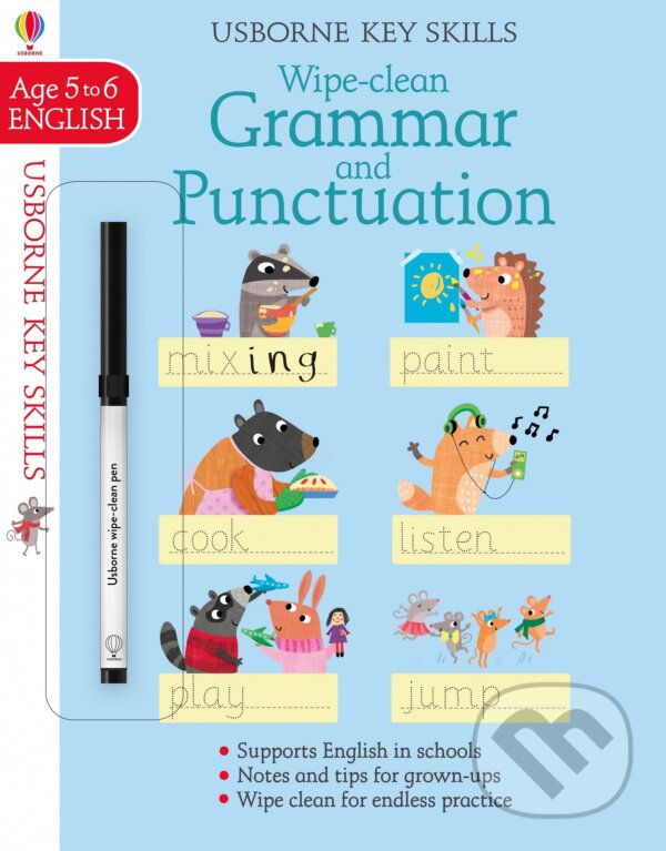Kniha: Wipe-clean Grammar & Punctuation 5-6 (Jessica Greenwell). Usborne, 2017 Kniha: Wipe-clean Grammar & Punctuation 5-6 (Jessica Greenwell). Usborne, 2017