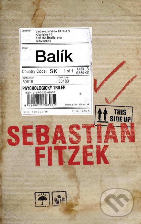 Kniha: Balík (Sebastian Fitzek). Tatran, 2017 Kniha: Balík (Sebastian Fitzek). Tatran, 2017