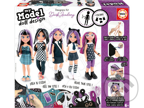 Společenská hra: My Model Doll Design: Temná akademie (Educa). Educa, 2024 Společenská hra: My Model Doll Design: Temná akademie (Educa). Educa, 2024