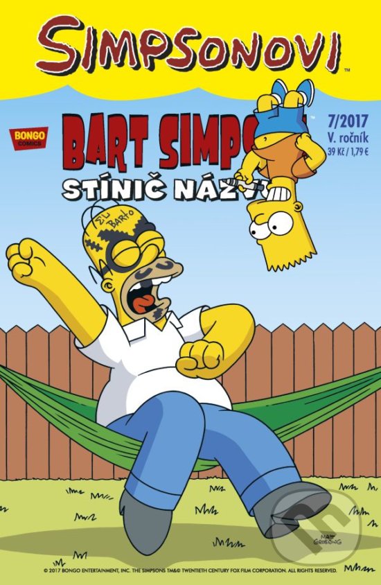 Kniha: Bart Simpson: Stínič názvu (Matt Groening). Crew, 2017 Kniha: Bart Simpson: Stínič názvu (Matt Groening). Crew, 2017