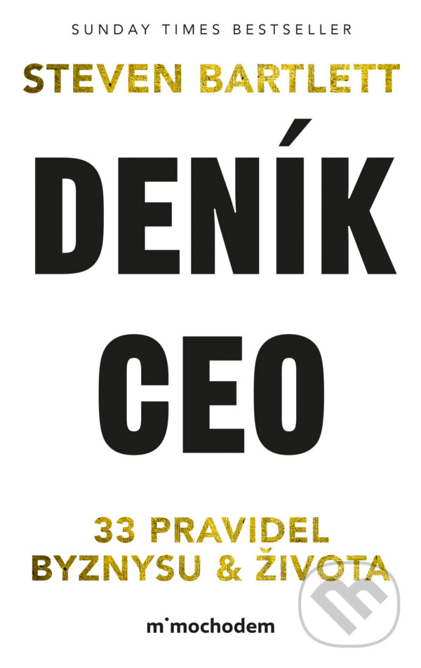 E-kniha: Deník CEO (Steven Bartlett). Mimochodem, 2024 E-kniha: Deník CEO (Steven Bartlett). Mimochodem, 2024