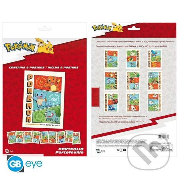Pokémon Set plagátov 9 ks (GB Eye Limited). GB Eye Limited, 2024 Pokémon Set plagátov 9 ks (GB Eye Limited). GB Eye Limited, 2024